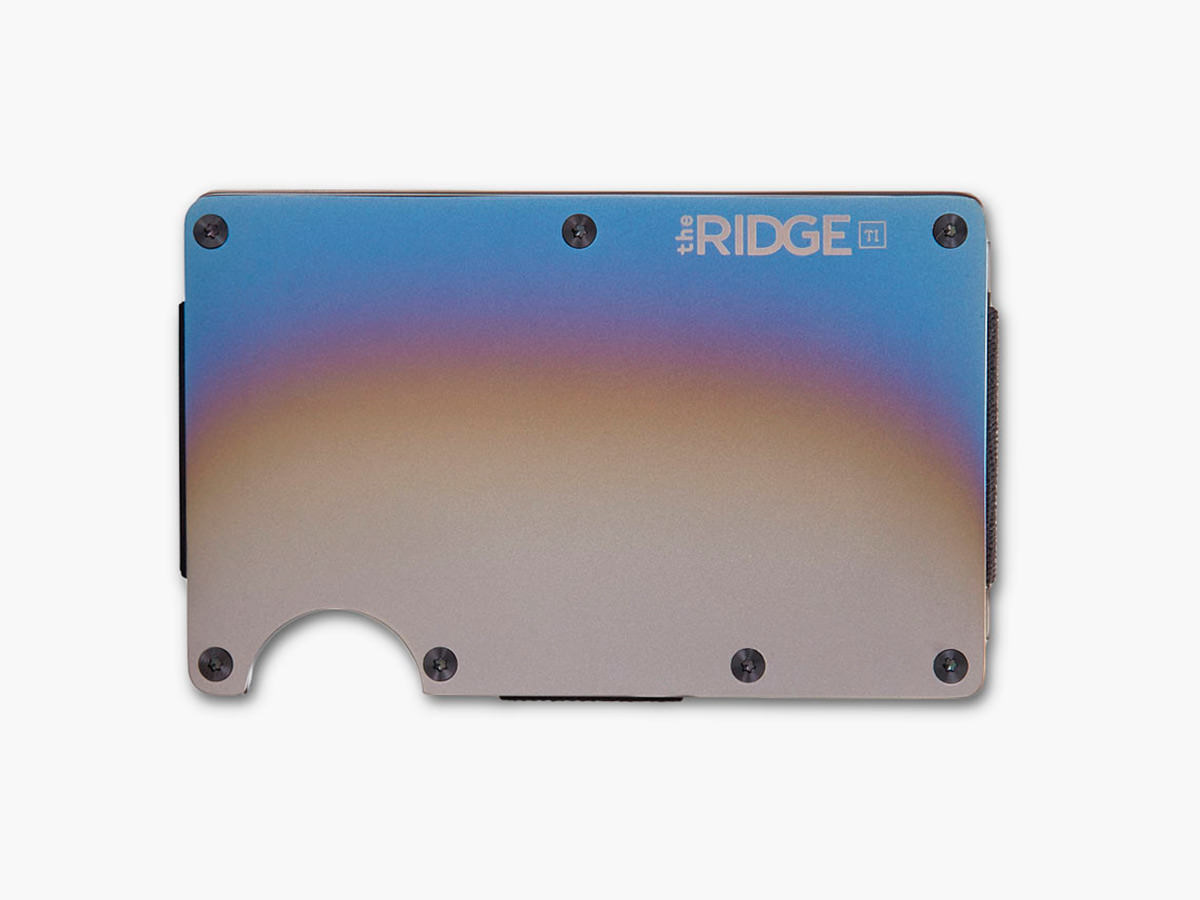 The Ridge Burnt Titanium Wallet - IMBOLDN
